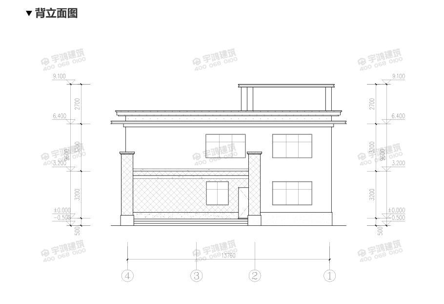 175平现代新农村复式小别墅设计图