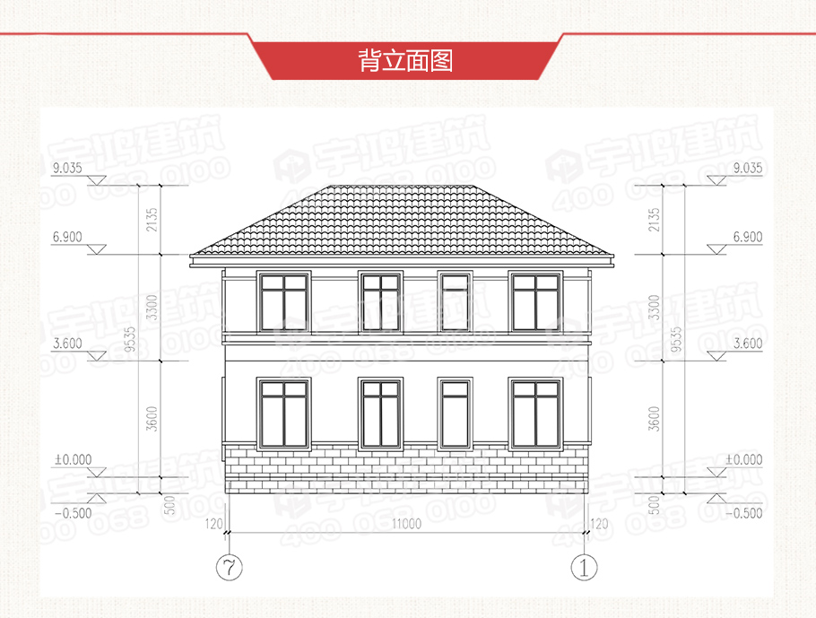 120平米农村房屋设计图纸，实用耐看还造价低